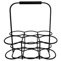 FLASCHENTRÄGER - Schwarz, Basics, Metall (29/34/20cm) - Blomus