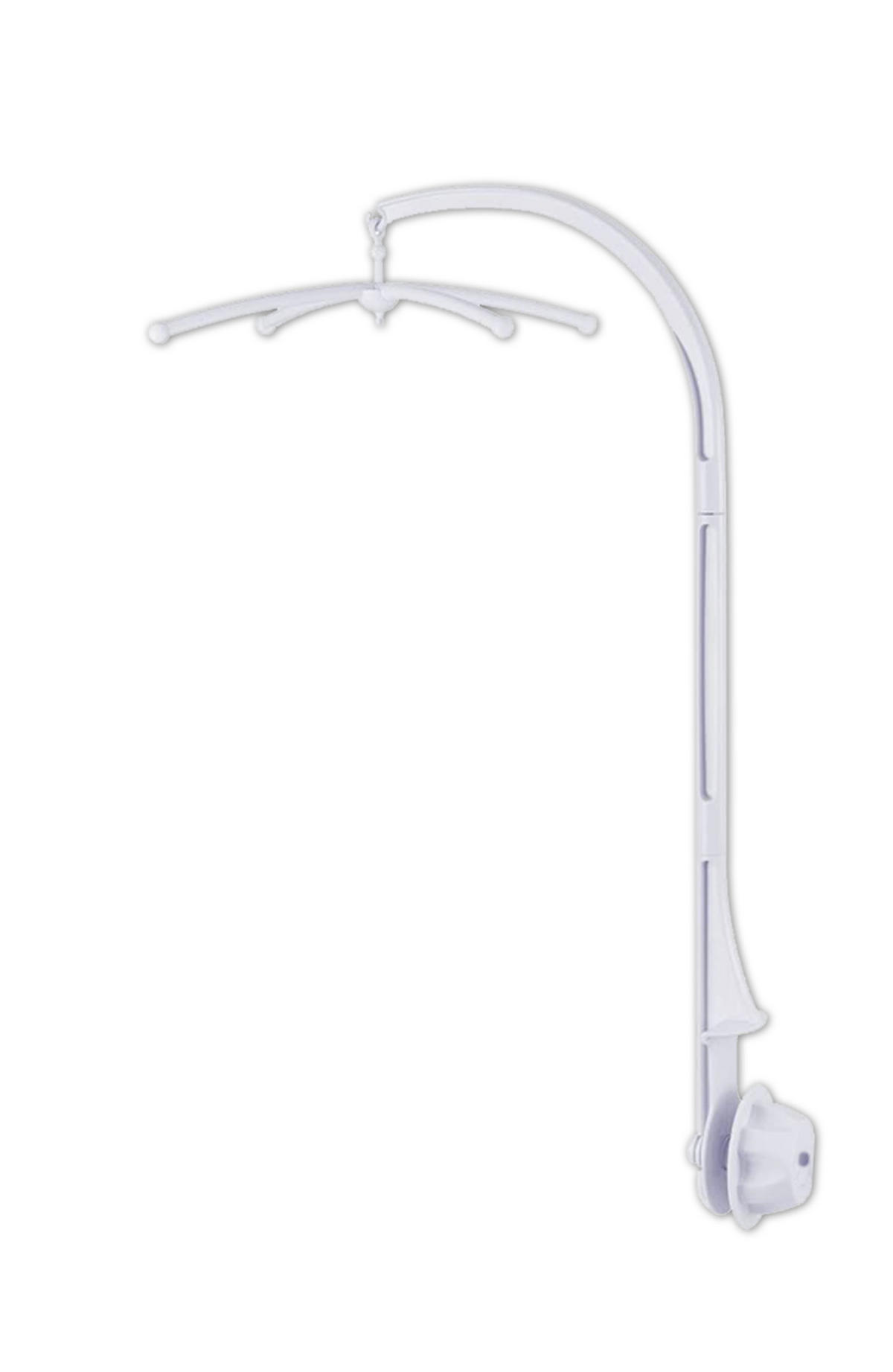 Niermann Mobilehalter mit Verschraubung  - Weiß, Basics, Kunststoff (34/65cm)
