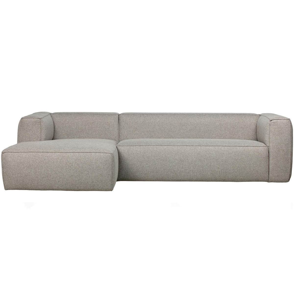 ECKSOFA Bean in Webstoff Hellgrau  175/305 cm  - Hellgrau, Design, Textil (175/305cm) - Livetastic