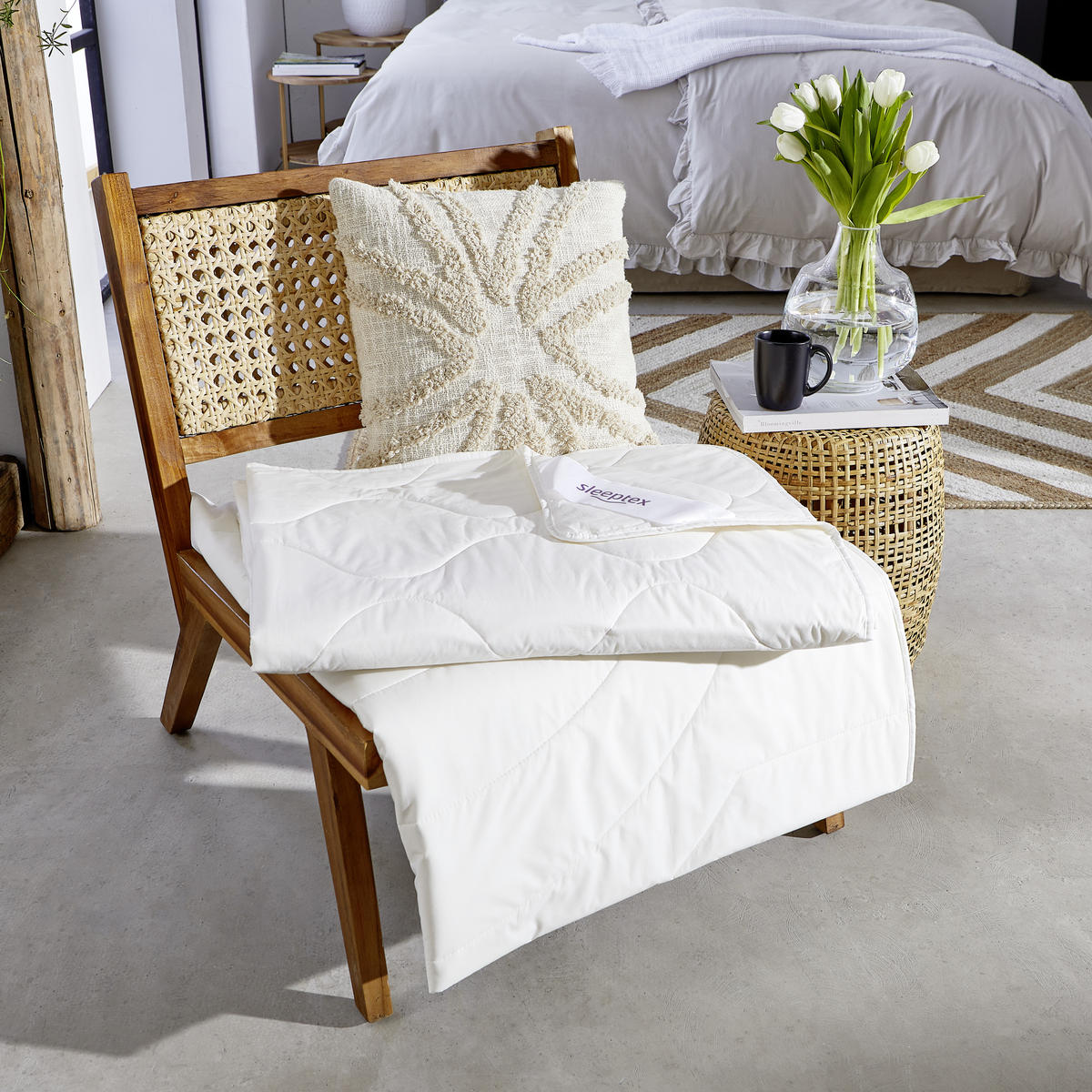 SOMMERBETT  Matera  135/200 cm   - Naturfarben, Natur, Textil (135/200cm) - Bio:Vio