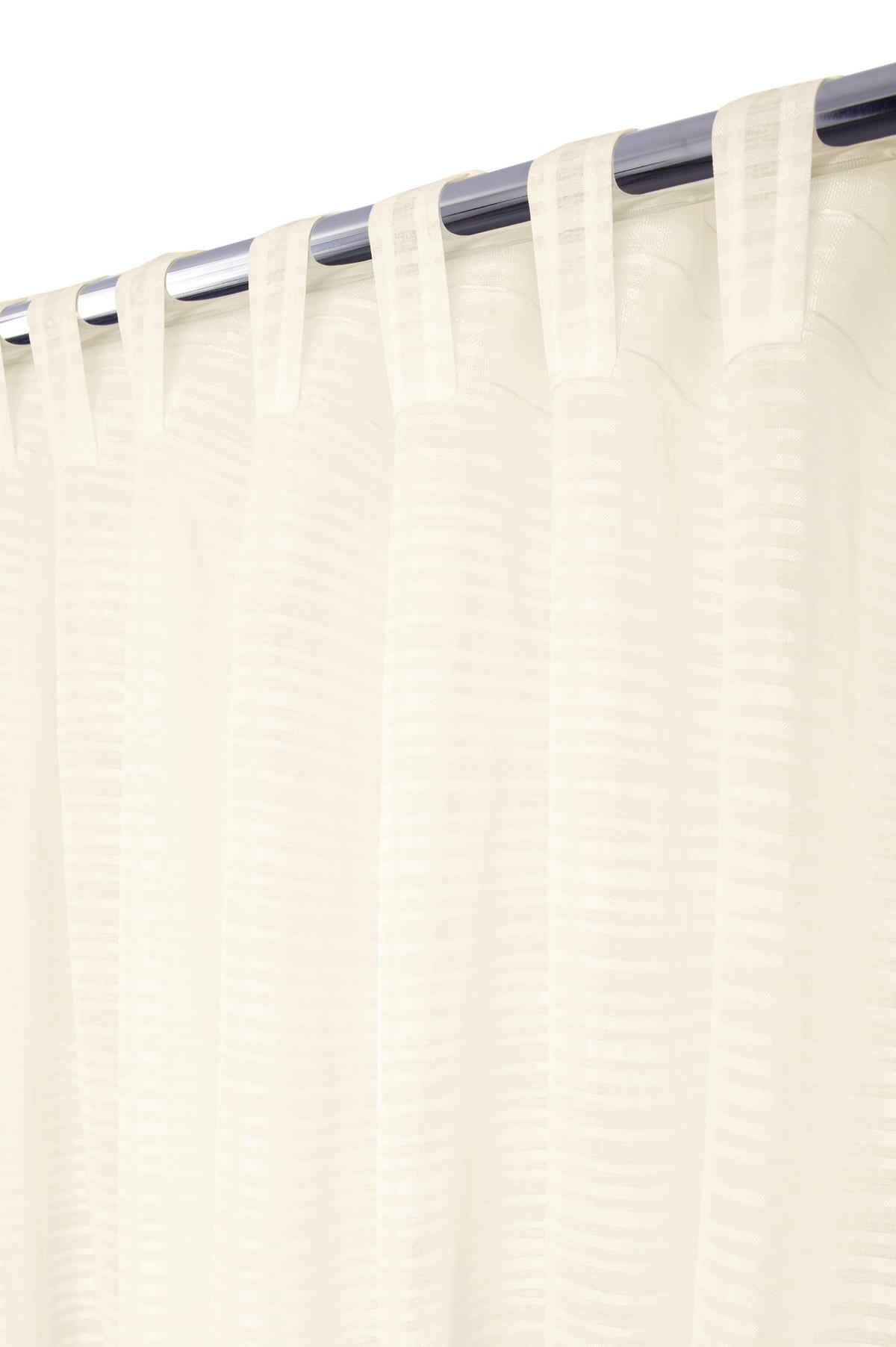 FERTIGVORHANG  transparent   280/300 cm  - Elfenbein, Basics, Textil (280/300cm)