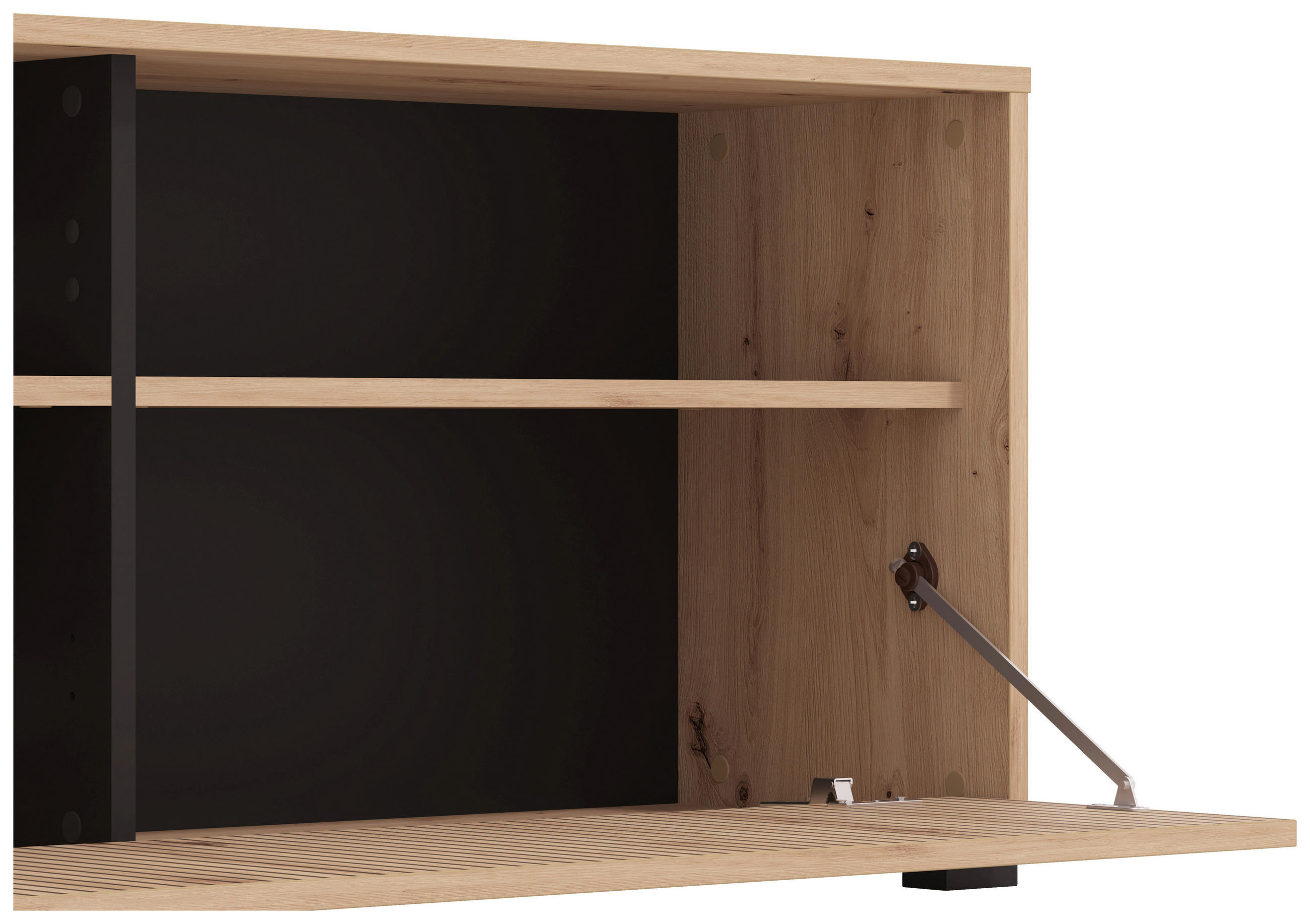 TV-ÁLLVÁNY Artisan tölgy  - Artisan tölgy, Basics, faalapú anyag (195,5/139,5/33cm) - Xora