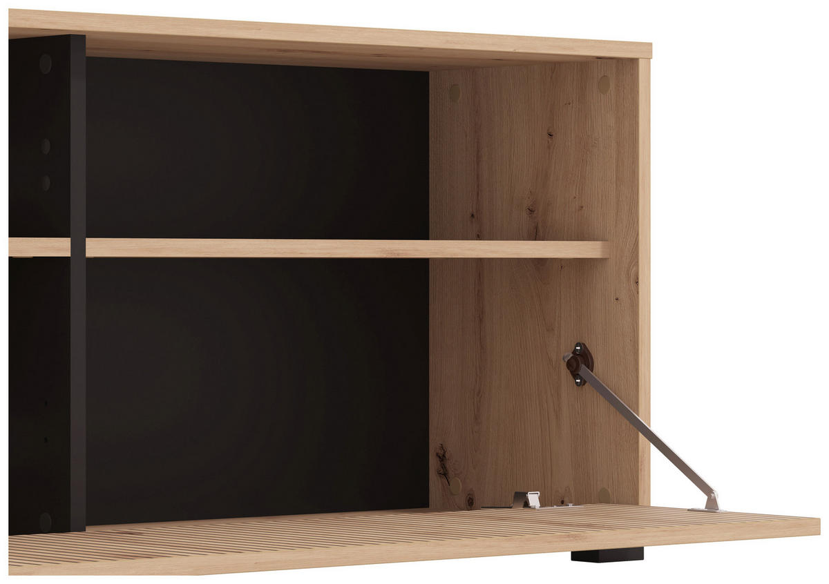TV-ÁLLVÁNY Artisan tölgy  - Artisan tölgy, Basics, faalapú anyag (195,5/139,5/33cm) - Xora