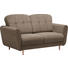 ZWEISITZER-SOFA Hellbraun - Hellbraun, Design, Holz/Textil (154/90/93cm) - Hom`in ZWEISITZER-SOFA Hellbraun - Hellbraun, Design, Holz/Textil (154/90/93cm) - Hom`in