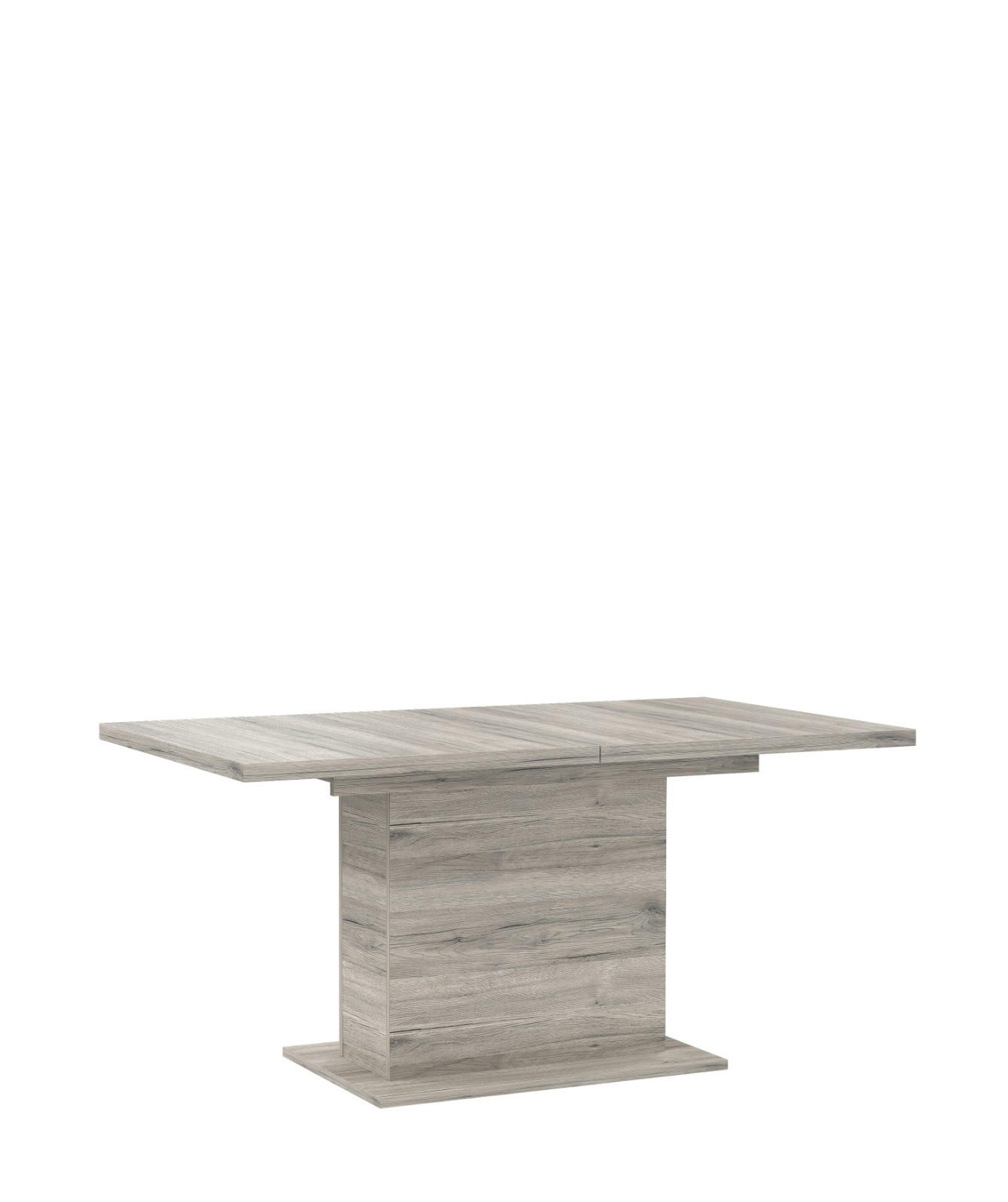 MASĂ din material pe bază de lemn   - culoare lemn stejar, Basics, material pe bază de lemn (160-200/76,6/90cm) - Hom`in