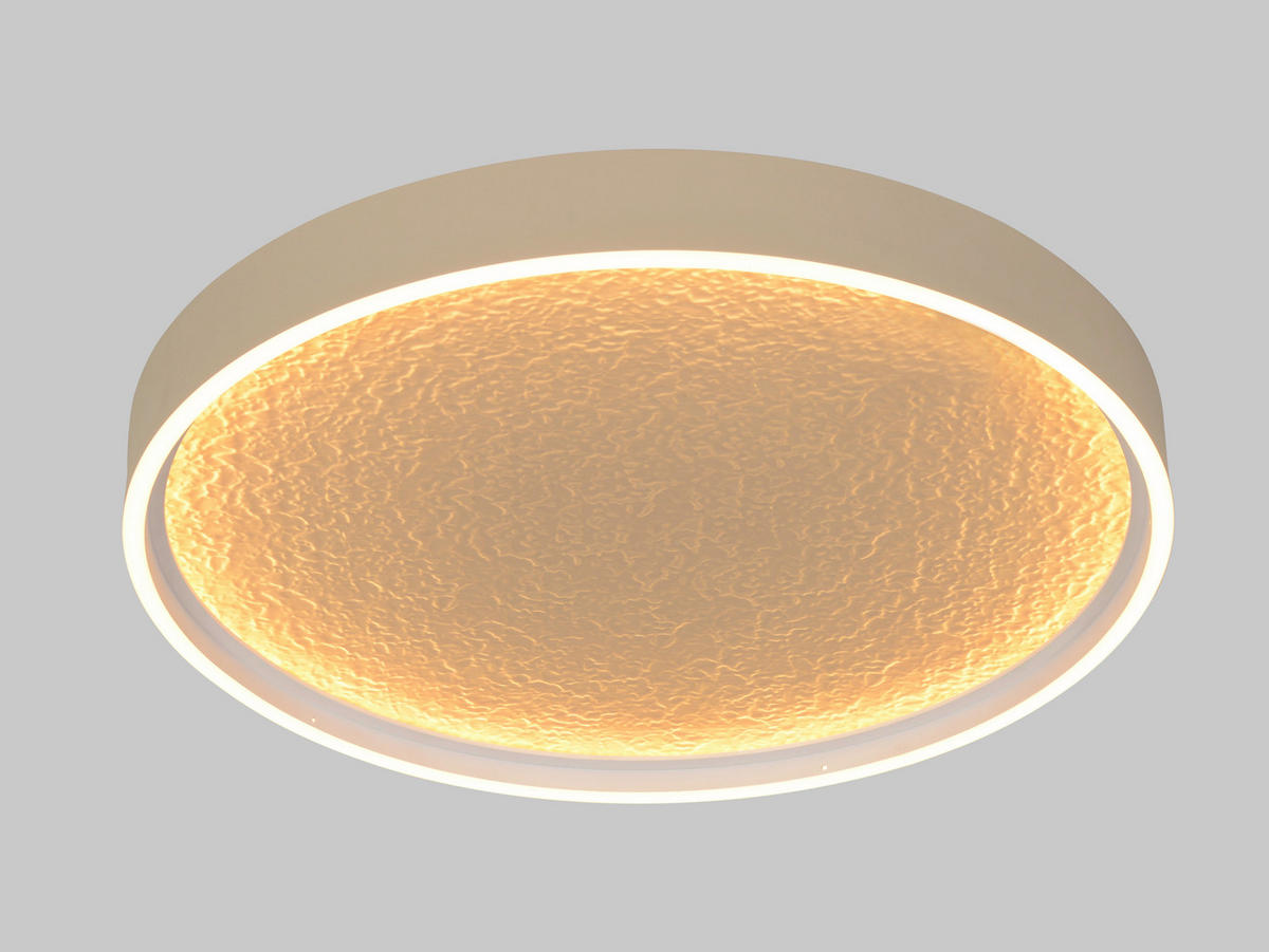 LED-DECKENLEUCHTE 60/6,5 cm   - Sandfarben, Basics, Kunststoff/Metall (60/6,5cm)