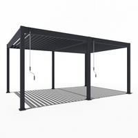 PERGOLA 360/530/255 cm   - Anthrazit, Basics, Metall (360/530/255cm) - Gardenson