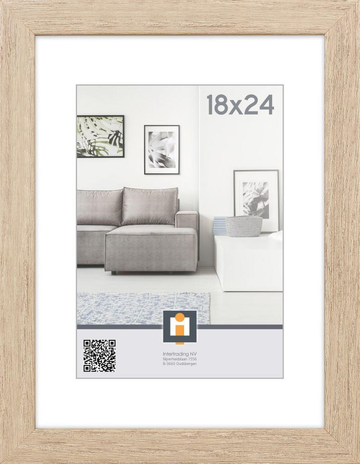 BILDERRAHMEN - Grau, Basics, Glas/Kunststoff (21/27/1,5cm)