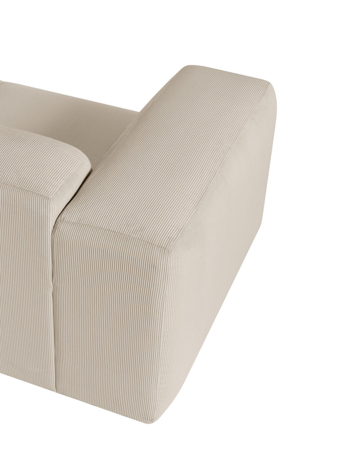 HÖRNSOFFA i manchester beige  - beige/svart, Design, textil/plast (304/200cm) - MID.YOU