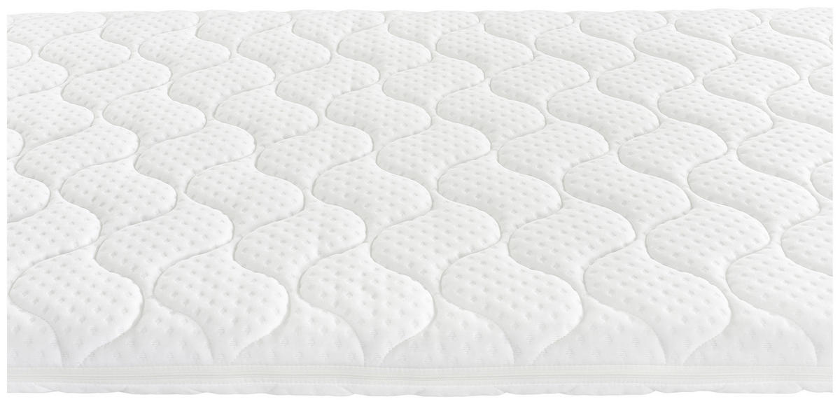 VRCHNÍ MATRACE, 90/200 cm - bílá, Basics, textil (90/200cm) - Novel