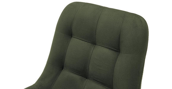 STUHL Flachgewebe Olivgrün - Olivgrün, KONVENTIONELL, Holz/Textil (56/84/63cm) - Carryhome