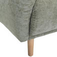 ECKSOFA Olivgrün Flachgewebe  - Buchefarben/Olivgrün, KONVENTIONELL, Holz/Textil (230/144cm) - Carryhome