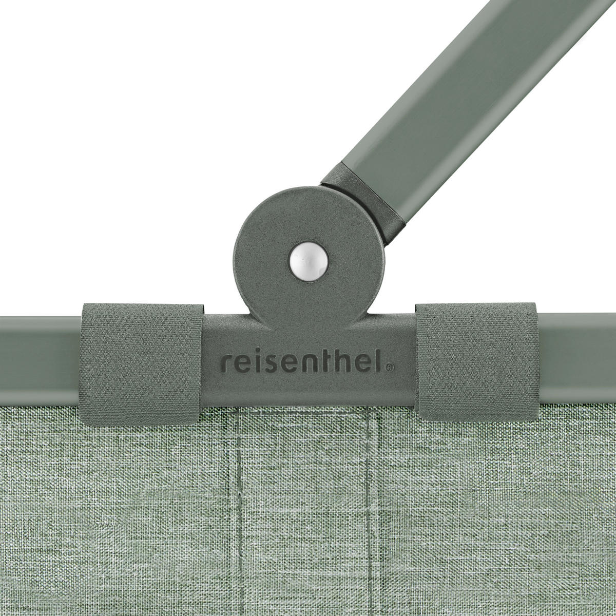 EINKAUFSKORB  - Jadegrün/Schwarz, Basics, Textil (49/29/28cm) - Reisenthel