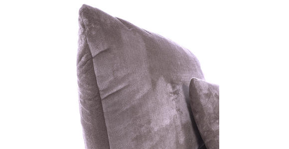 LIEGE in Plüsch Grau  - Schwarz/Grau, KONVENTIONELL, Kunststoff/Textil (100/86/166cm) - Carryhome