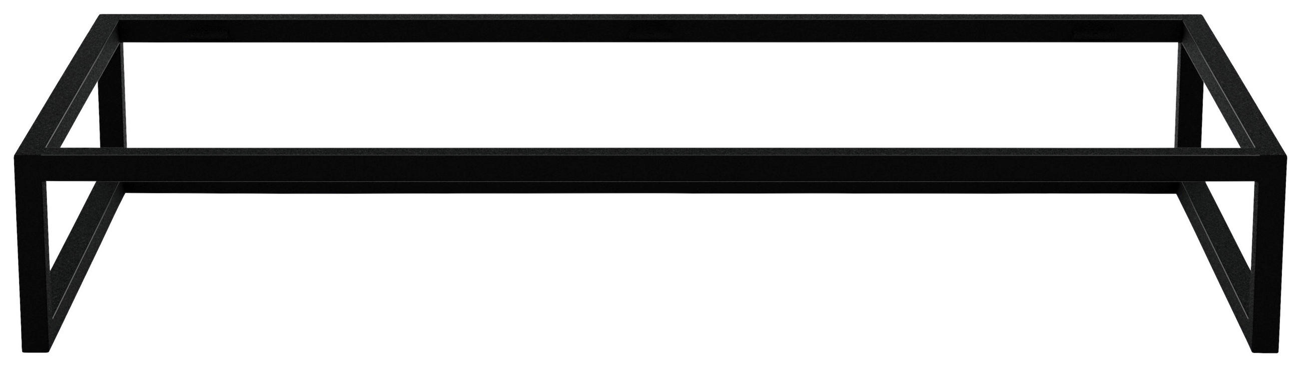Hom`in Fussgestell Schwarz 91x15x40 cm