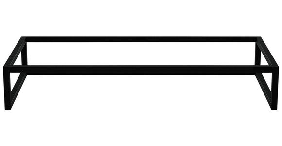 FUßGESTELL - Schwarz, KONVENTIONELL, Metall (91/15/40cm) - Hom`in