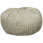 POUF Cord 60/30/60 cm  - Sandfarben, Design, Textil (60/30/60cm) - Carryhome