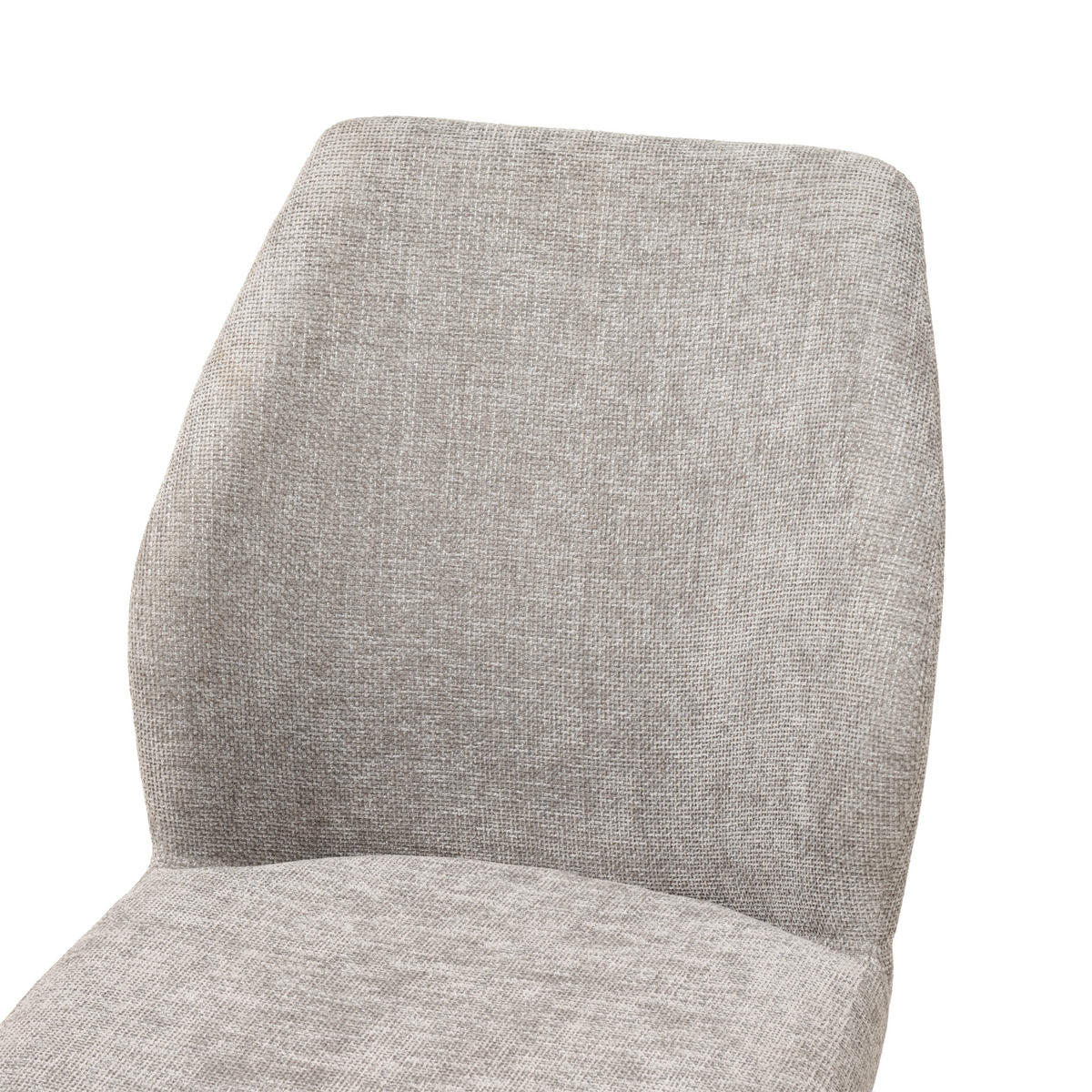 ÉTKEZŐGARNITÚRA fém, textil, kő sötétszürke  - sötétszürke, Konventionell, kő/textil (90/140/76cm) - MID.YOU