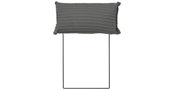 KOPFSTÜTZE in Cord  - Grau, KONVENTIONELL, Textil (50/25/15cm) - Carryhome