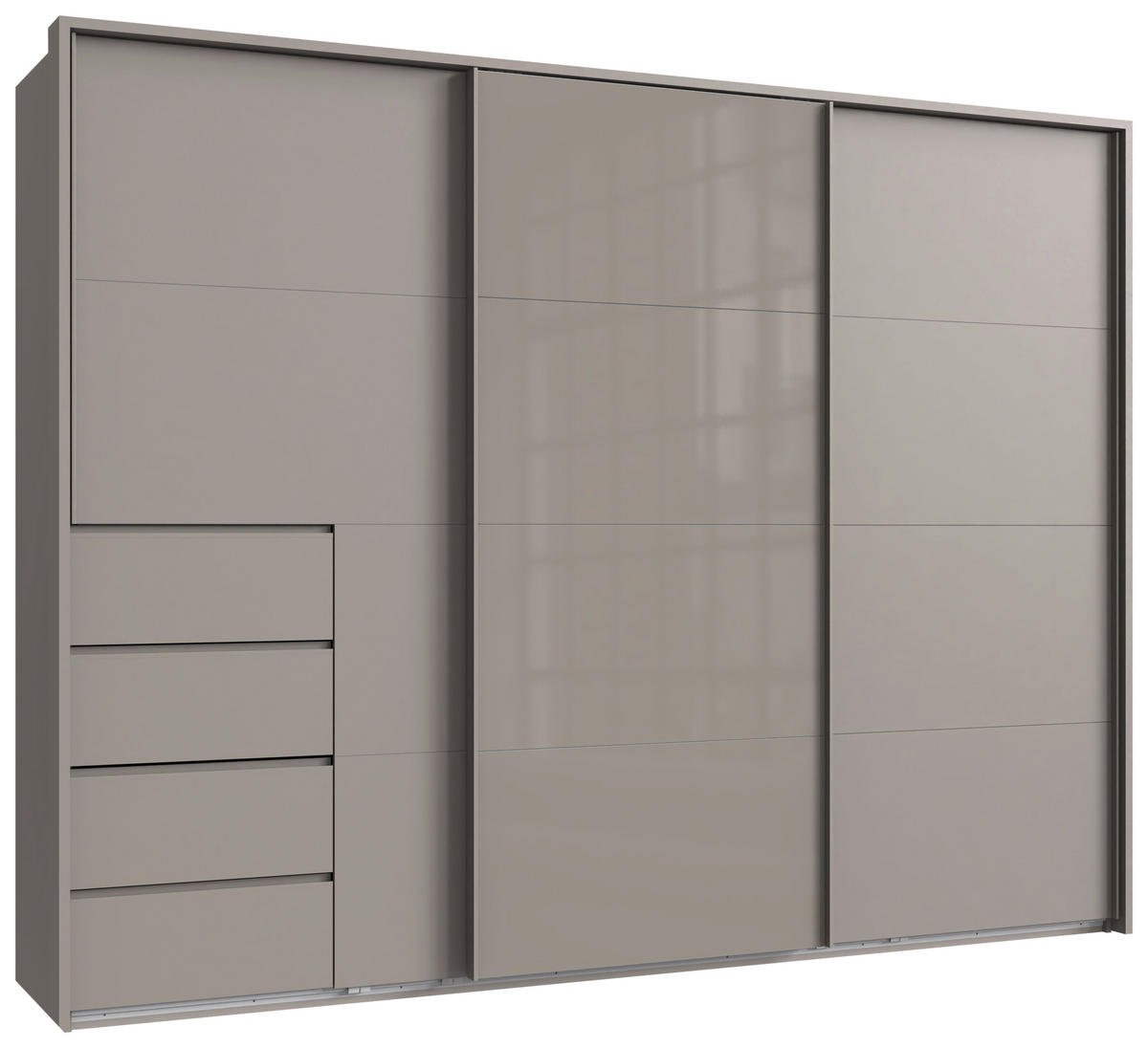 PASSEPARTOUTRAHMEN 273/213/12 cm   - Grau/Sahara, Konventionell, Holzwerkstoff (273/213/12cm) - Boxxx