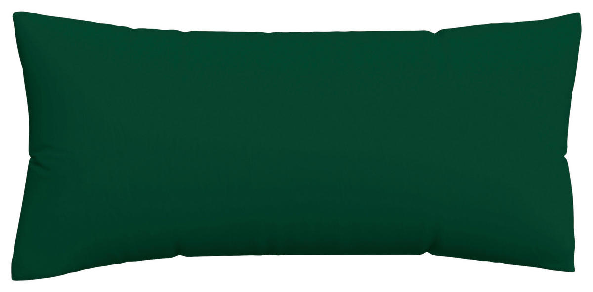 KOPFKISSENBEZUG KNITTED JERSEY 40/80 cm  - Dunkelgrün, Basics, Textil (40/80cm) - Schlafgut
