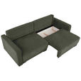 2-SITZER-SOFA in Chenille Dunkelgrau  - Dunkelgrau/Schwarz, KONVENTIONELL, Kunststoff/Textil (233/90/110cm) - Carryhome