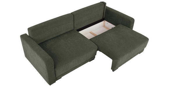 2-SITZER-SOFA in Chenille Dunkelgrau  - Dunkelgrau/Schwarz, KONVENTIONELL, Kunststoff/Textil (233/90/110cm) - Carryhome