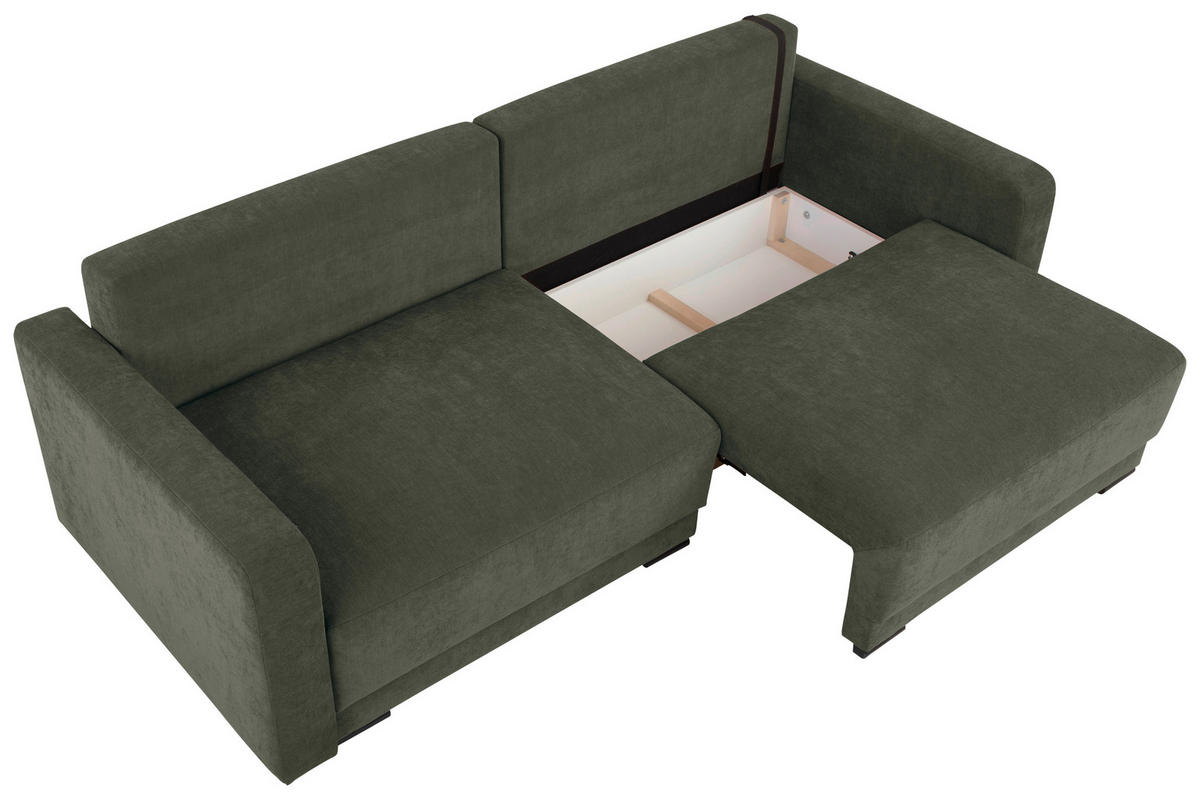 2-SITZER-SOFA in Chenille Dunkelgrau  - Dunkelgrau/Schwarz, Konventionell, Kunststoff/Textil (233/90/110cm) - MID.YOU