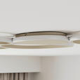 LED-DECKENLEUCHTE Acrux 90,5/52/4 cm  - Sandfarben, Design, Kunststoff/Metall (90,5/52/4cm) - Novel