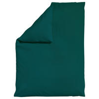 BETTDECKENBEZUG Woven Satin Fade Makosatin 135-140/200 cm  - Dunkelgrün/Petrol, Basics, Textil (135-140/200cm) - Schlafgut