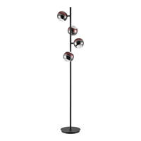 LED-STEHLEUCHTE Easy 32/149 cm   - Schwarz/Kupferfarben, Design, Glas/Kunststoff (32/149cm) - Dieter Knoll