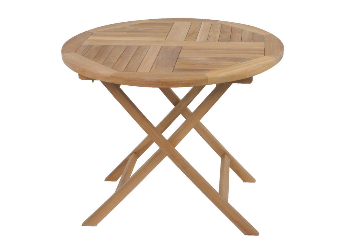 GARTENSET 3-teilig  - Teakfarben, Basics, Holz (62/103,5/61cm) - Gardenson