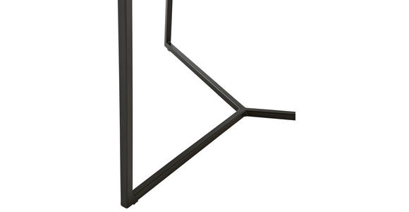 COUCHTISCH in Holz, Metall 80/80/45 cm  - Eichefarben/Schwarz, Design, Holz/Metall (80/80/45cm) - Novel