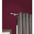 VORHANGSTANGENSET 100-190 cm  - Edelstahlfarben, Design, Metall (100-190cm) - Homeware