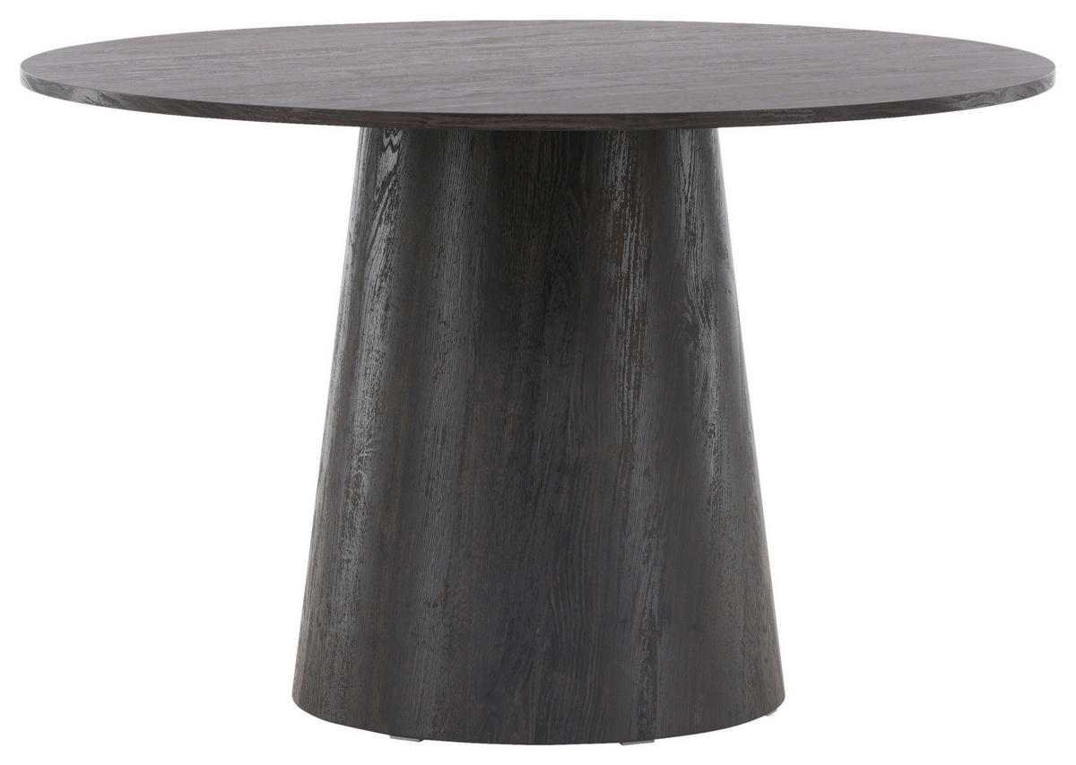 ESSTISCH in Holz 120/120/75 cm  - Schwarz/Braun, Design, Holz (120/120/75cm) - Livetastic