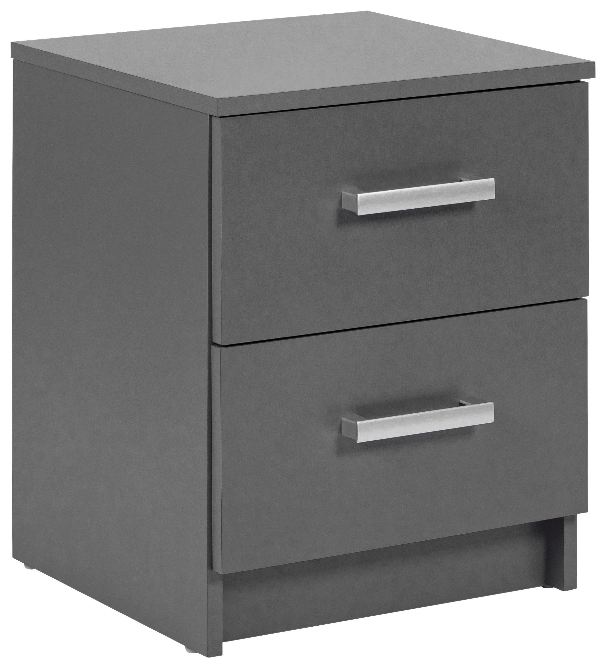 KOMMODE  in  - Silberfarben/Graphitfarben, Basics, Holzwerkstoff/Metall (41,20/40/50,8cm) - MID.YOU