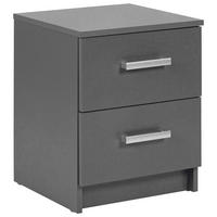 KOMMODE  in  - Silberfarben/Graphitfarben, Basics, Holzwerkstoff/Metall (41,20/40/50,8cm) - MID.YOU