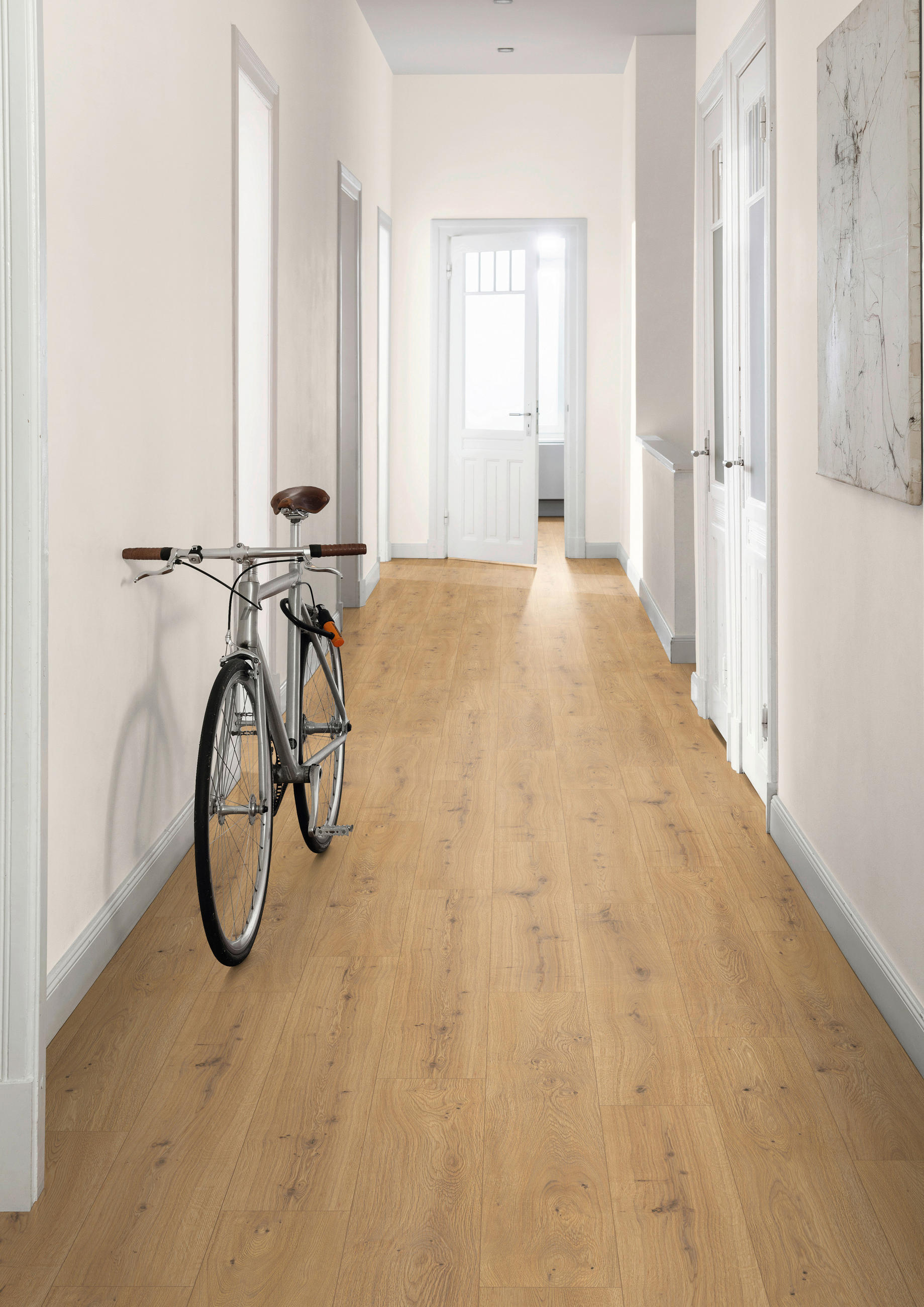 LAMINATBODEN Predaia Eiche EGGER Nature Sense Aqua  per  m² - Eichefarben/Braun, Design, Holzwerkstoff (129.2/19.3/1cm) - Egger Holzwerkstoffe
