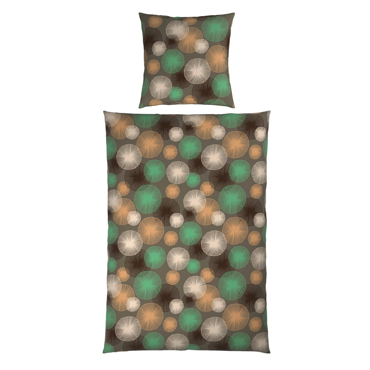 BETTWÄSCHE Satin 135/200 cm  - Grün, Textil (135/200cm) - Esposa