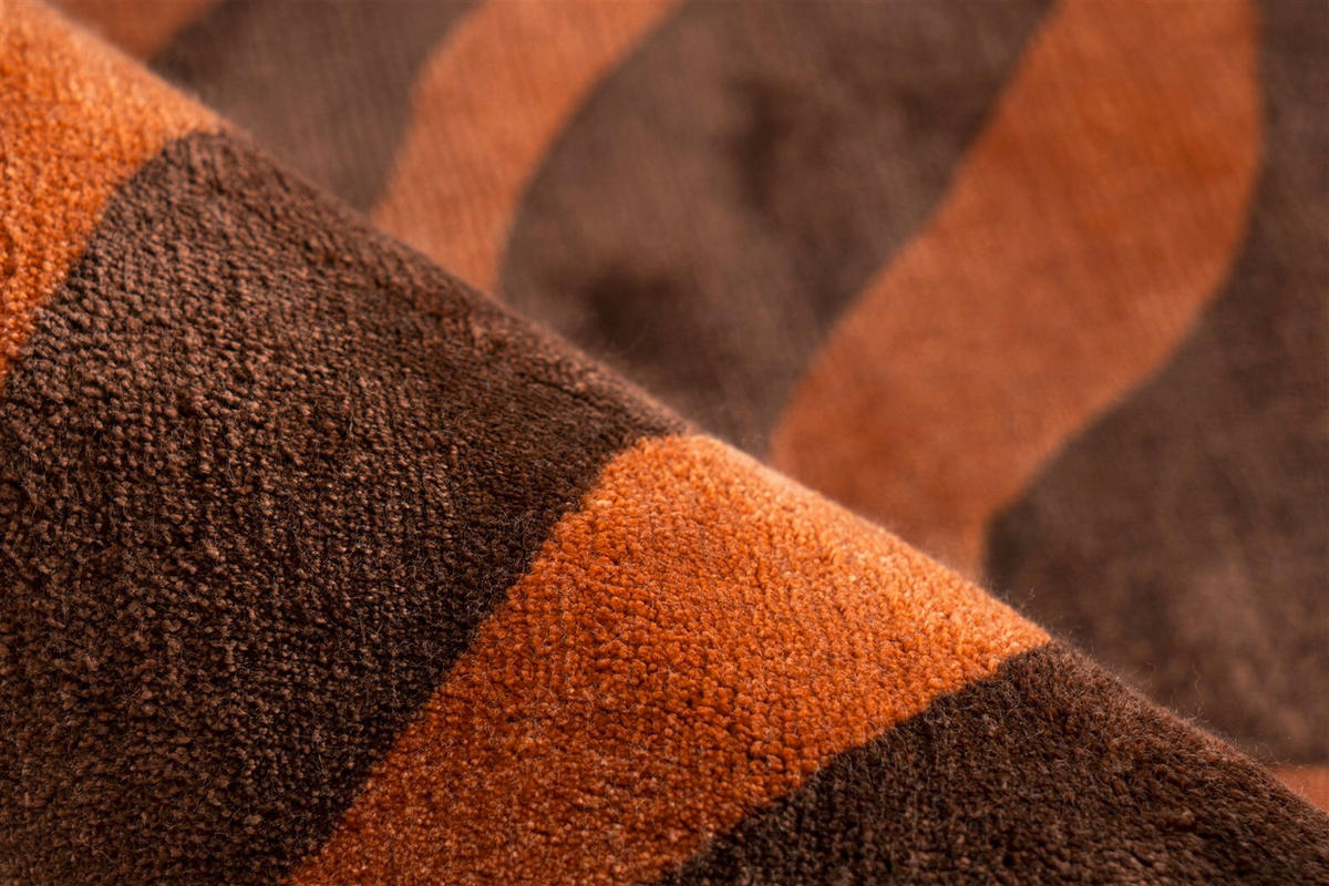 FLACHWEBETEPPICH 120/170 cm Sinai 125 Braun / Dunkelbraun Braun, Dunkelbraun  - Dunkelbraun/Braun, KONVENTIONELL, Textil (120/170cm)