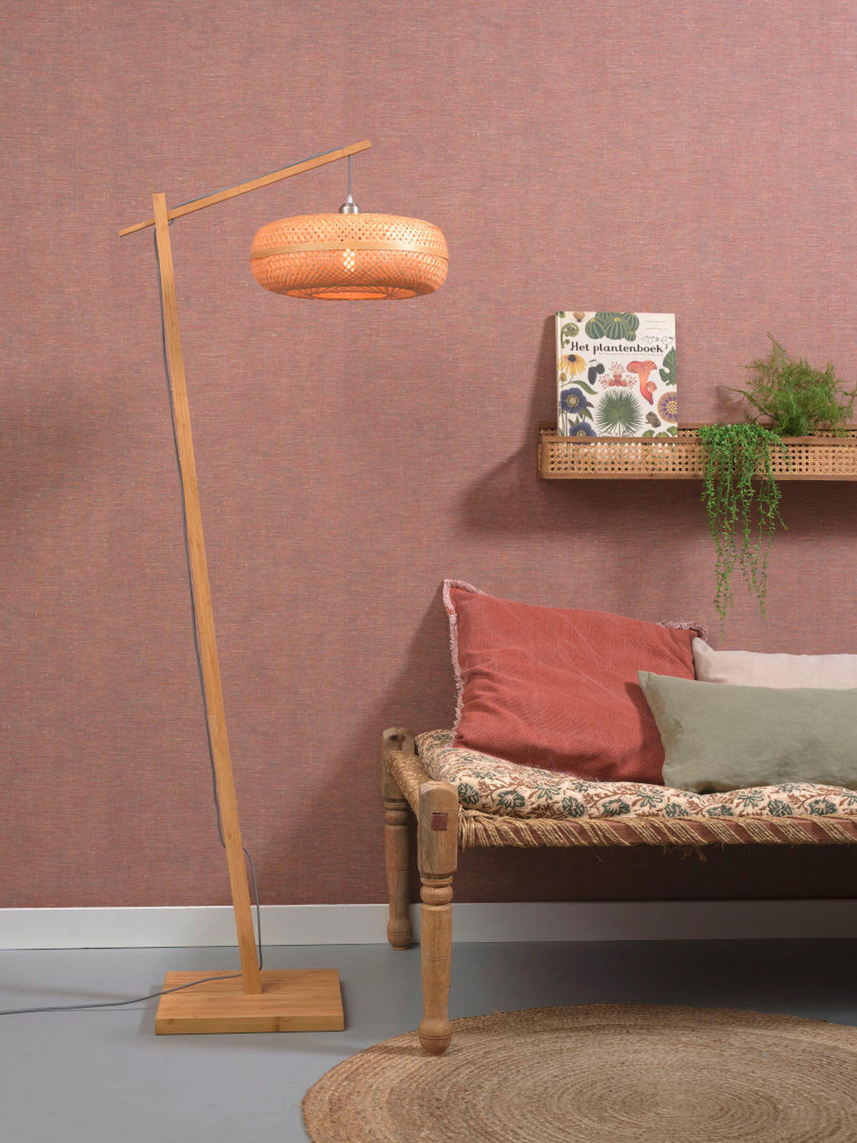 STEHLEUCHTE 40/68/176 cm    - Naturfarben, Trend (40/68/176cm) - Good & Mojo