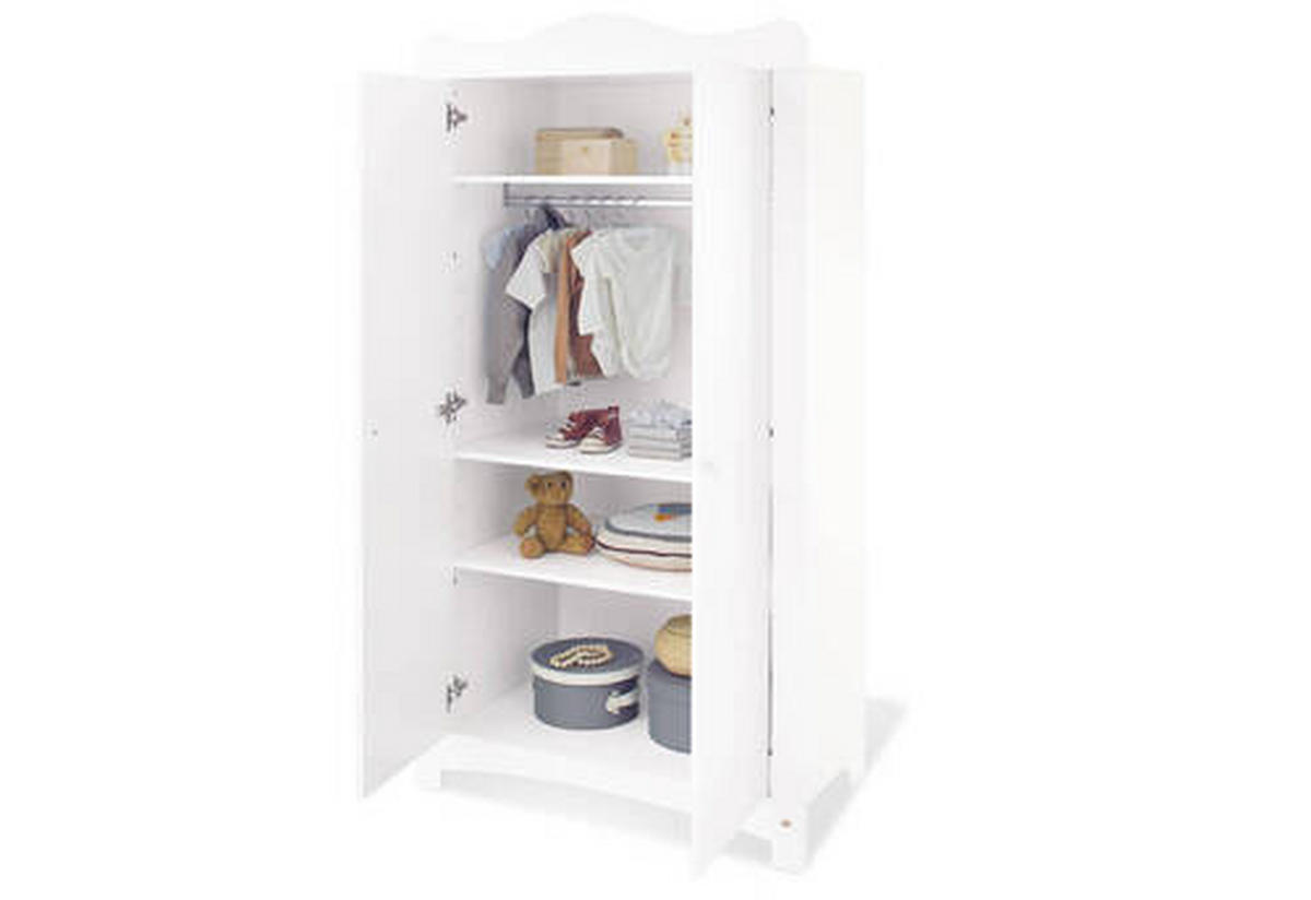 BABYZIMMER FLORENTINA  - Weiß, Trend, Holz/Holzwerkstoff - Pinolino
