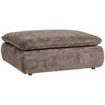 HOCKER Struktur Braun  - Schwarz/Braun, KONVENTIONELL, Kunststoff/Textil (115/42/85cm) - Hom`in