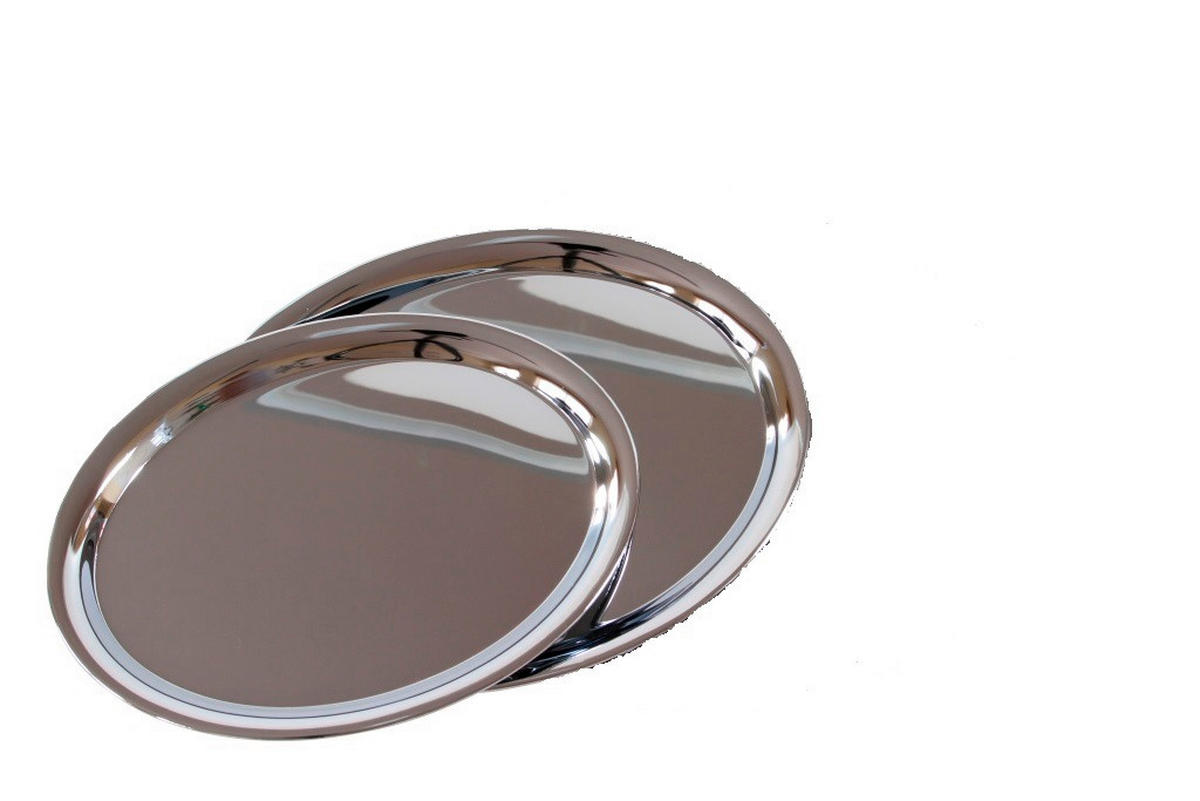 Tavă Pentru Servire   - Basics, metal (25,5/19,3cm)