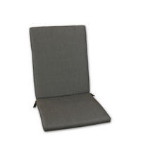 SESSELAUFLAGE Uni  - Graphitfarben, Design, Textil (50/4/109cm)