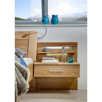SET DE NOPTIERE in culoare lemn stejar  - culoare lemn stejar, Modern, material pe bază de lemn (60/43/38cm) - Dieter Knoll