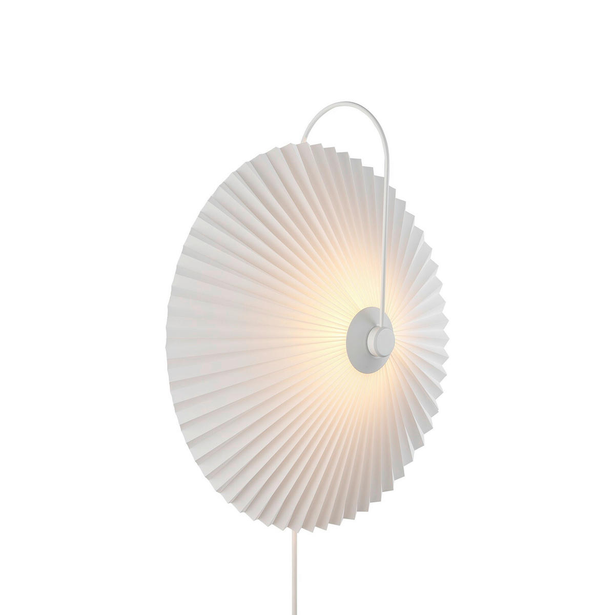 WANDLEUCHTE Nadia 50.5/16.8/45 cm  - Weiß, Design, Kunststoff (50.5/16.8/45cm) - Nordlux