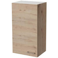 KÜCHENOBERSCHRANK 50/89/32 cm  in Eiche San Remo  - Edelstahlfarben/Eiche San Remo, MODERN, Holzwerkstoff/Metall (50/89/32cm) - FlexWell
