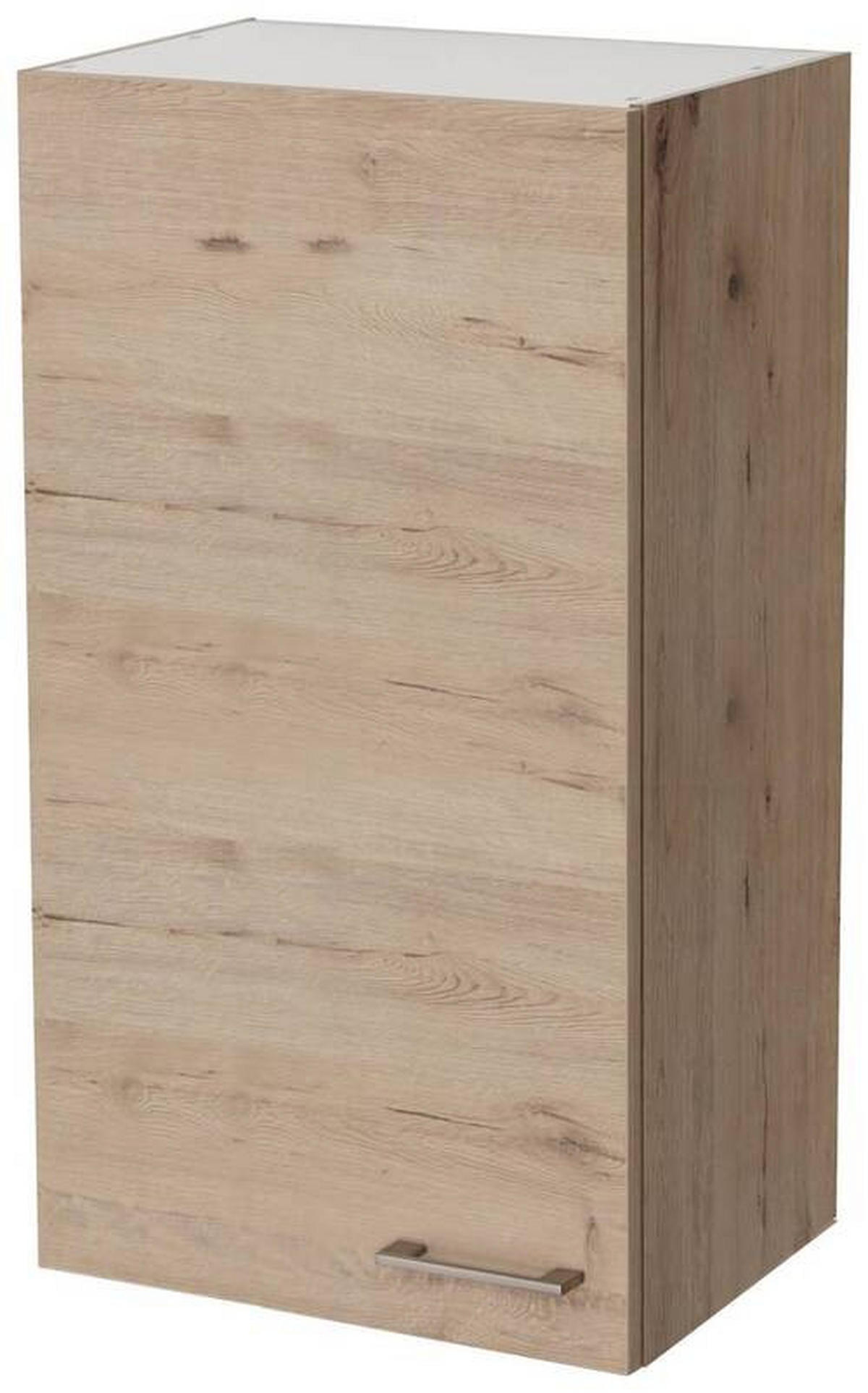 KÜCHENOBERSCHRANK 50/89/32 cm  in Eiche San Remo  - Edelstahlfarben/Eiche San Remo, MODERN, Holzwerkstoff/Metall (50/89/32cm) - FlexWell
