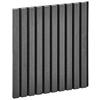 WANDPANEEL Schwarz  - Schwarz, Design, Holzwerkstoff/Kunststoff (41/41/2,1cm) - Livetastic